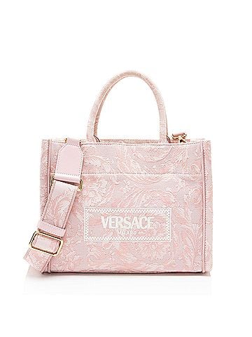 Versace Versace Logo Canvas Barocco Athena Small Tote (view 1)