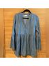 Altar'd State 100% Lyocell Blue Long Sleeve Blouse Size L - photo 3