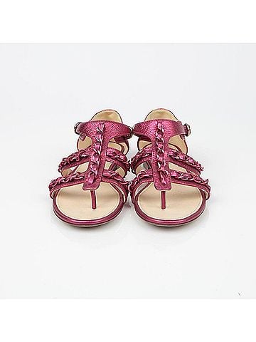 Chanel Chain Metallic Sandals Size (view 2)