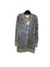 Evy's Tree Leopard Print Gray Cardigan Size L - photo 1