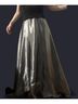 JS Collections Black Silver Gray Cocktail Dress Size 6 - photo 4