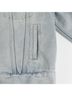 Balenciaga 100% Leather Blue Eiffel Tower Patch Denim Jacket Size M - photo 6