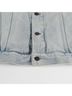 Balenciaga 100% Leather Blue Eiffel Tower Patch Denim Jacket Size M - photo 7