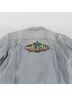 Balenciaga 100% Leather Blue Eiffel Tower Patch Denim Jacket Size M - photo 9