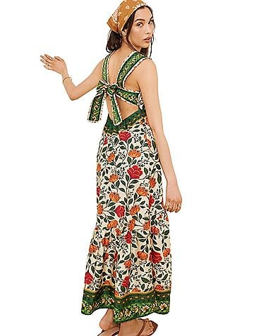 FARM Rio Sand Garden Tapestry Casual Dress (view 2)