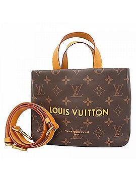 Louis Vuitton Louis Vuitton Monogram Shopper Tote MINI M27019 Brown 2-way bag for women (view 1)