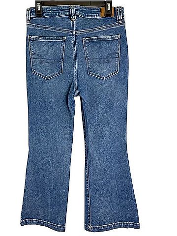 American Eagle Outfitters Next Level Stretch Super High Rise Flare Jeans Jeans (view 2)