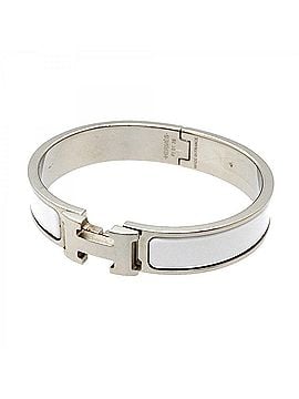 Hermès Hermes Bangle Clic Clac PM Metal Silver White Women's OP003484 (view 1)