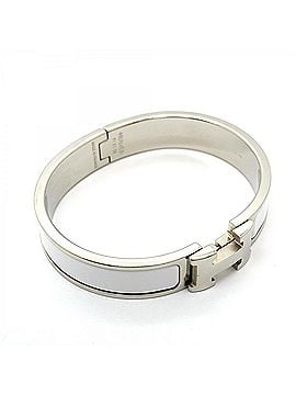 Hermès Hermes Bangle Clic Clac PM Metal Silver White Women's OP003484 (view 2)