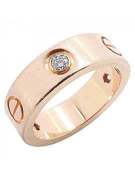 Cartier Cartier Love Ring, 3PD, 18KPG Pink Gold, Diamond, Size #50, Women's (view 1)