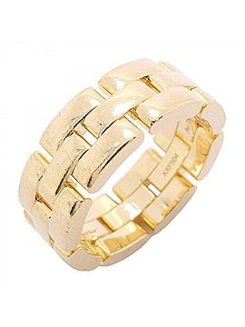 Cartier Cartier Maillon Panthère 3-Row Ring, 18K Yellow Gold, Size #55, Men's/Women's (view 1)
