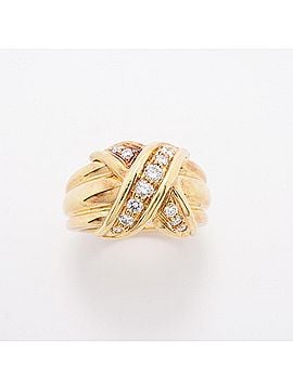 Tiffany & Co. Tiffany &amp; Co. Signature Ring, 18K Yellow Gold, Diamond, Women's (view 2)
