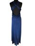 Express 100% Polyester Solid Blue Casual Dress Size L - photo 4