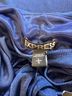 Express 100% Polyester Solid Blue Casual Dress Size L - photo 3