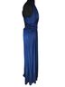 Express 100% Polyester Solid Blue Casual Dress Size L - photo 9