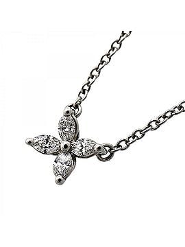 Tiffany & Co. Tiffany &amp; Co. Victoria Mini Platinum Necklace, Pt950, Diamond, Ladies' Necklace (view 1)