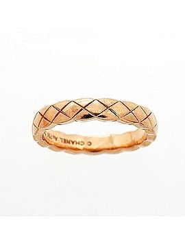 Chanel Chanel Coco Crush Ring, Beige Gold, 18KPG Pink, Women's (view 2)