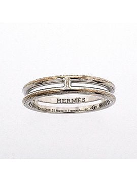 Hermès Hermes Ariane Ring, 18K White Gold, Women's (view 2)