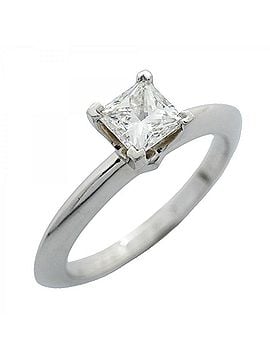 Tiffany & Co. Tiffany &amp; Co. Solitaire Ring, 1PD (One Diamond), Pt950 Platinum, 0.36ct Diamond (Women's) (view 1)