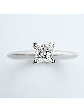 Tiffany & Co. Tiffany &amp; Co. Solitaire Ring, 1PD (One Diamond), Pt950 Platinum, 0.36ct Diamond (Women's) (view 2)