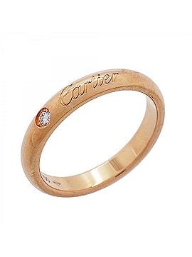 Cartier Cartier C de Ring, 1PD, 18K Pink Gold, Diamond, Ladies', P3158112 (view 1)