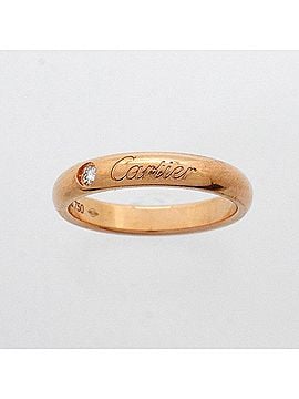 Cartier Cartier C de Ring, 1PD, 18K Pink Gold, Diamond, Ladies', P3158112 (view 2)
