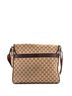 Gucci 100% Canvas Plain Brown Web Strap Flap Messenger GG Canvas Medium One size - photo 4