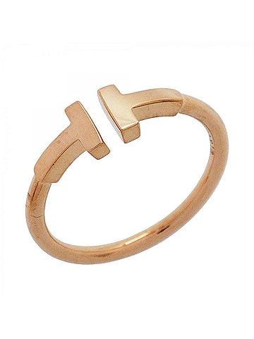 Tiffany & Co. Tiffany &amp; Co. T Wire Ring, 18K Pink Gold, Men's/Women's, P3025769 (view 1)