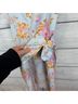 WAYF 100% Rayon 100% Polyester Floral Blue Pink Casual Dress Size M - photo 4