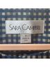 Sara Campbell 93% Polyester 7% Metallic Fiber 100% Acetate Checkered-gingham Blue Gold Active Dress Size 8 - photo 4