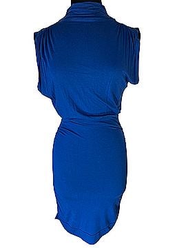 arden b blue dress Arden B Womens Blue Shoulder Padded Dress NWT