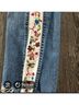 Rewash Floral Blue Casual Pants Size 31 waist - photo 3