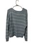 American Eagle Outfitters 100% Recycled Polyester Stripes Blue Pullover Sweater Size M - photo 2