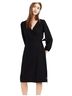 J.Crew 100% Polyester Black Casual Dress Size 6 - photo 1