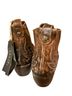 Liberty Black 100% Leather Brown Boots Size 7 - photo 2