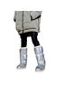 Ugg 100% Recycled Polyester Solid Silver Boots Size 5 - photo 1