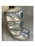 Ugg 100% Recycled Polyester Solid Silver Boots Size 5 - photo 11