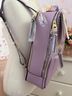 Calpak Purple Leather Backpack One size - photo 5