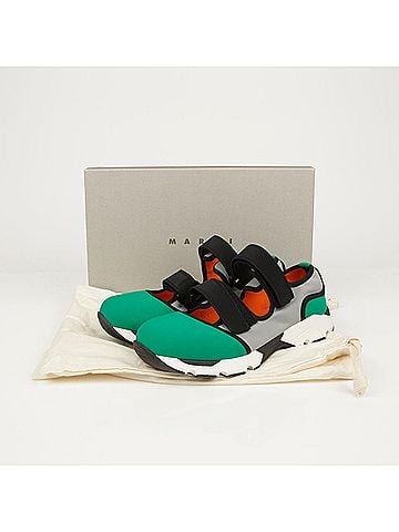 MARNI Round Toe Double Strap Sneakers Size (view 1)