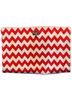 Kate Spade New York Chevron-herringbone Red White Clutch One size - photo 1