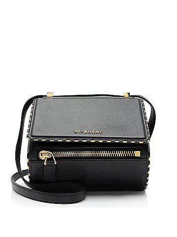 Givenchy Givenchy Leather Chain Trim Pandora Box Mini Crossbody (view 1)