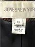 Jones New York 100% Wool 100% Cotton Plaid Brown Black Blazer Size 14 - photo 5