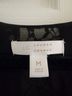 Lauren Conrad 100% Polyester 100% Nylon Floral Black Blouse Size M - photo 3