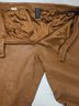 BCBGMAXAZRIA 100% Leather 100% Nylon Solid Brown Leather Pants Size 6 - photo 4