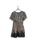 LoveShackFancy 65% Silk 35% Metallic Fiber 100% Polyester Plaid Pink Casual Dress Size 4 - photo 2