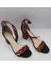 Marc Fisher Animal Print Multi Color Heels Size 7 - photo 4