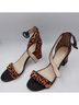 Marc Fisher Animal Print Multi Color Heels Size 7 - photo 3
