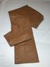 BCBGMAXAZRIA 100% Leather 100% Nylon Solid Brown Leather Pants Size 6 - photo 6