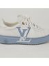 Louis Vuitton 100% Leather Blue Timeout Sneakers Size Size EU 35 - photo 3