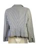 Sandro 100% Cotton Stripes White Blue Blazer Size S - photo 2